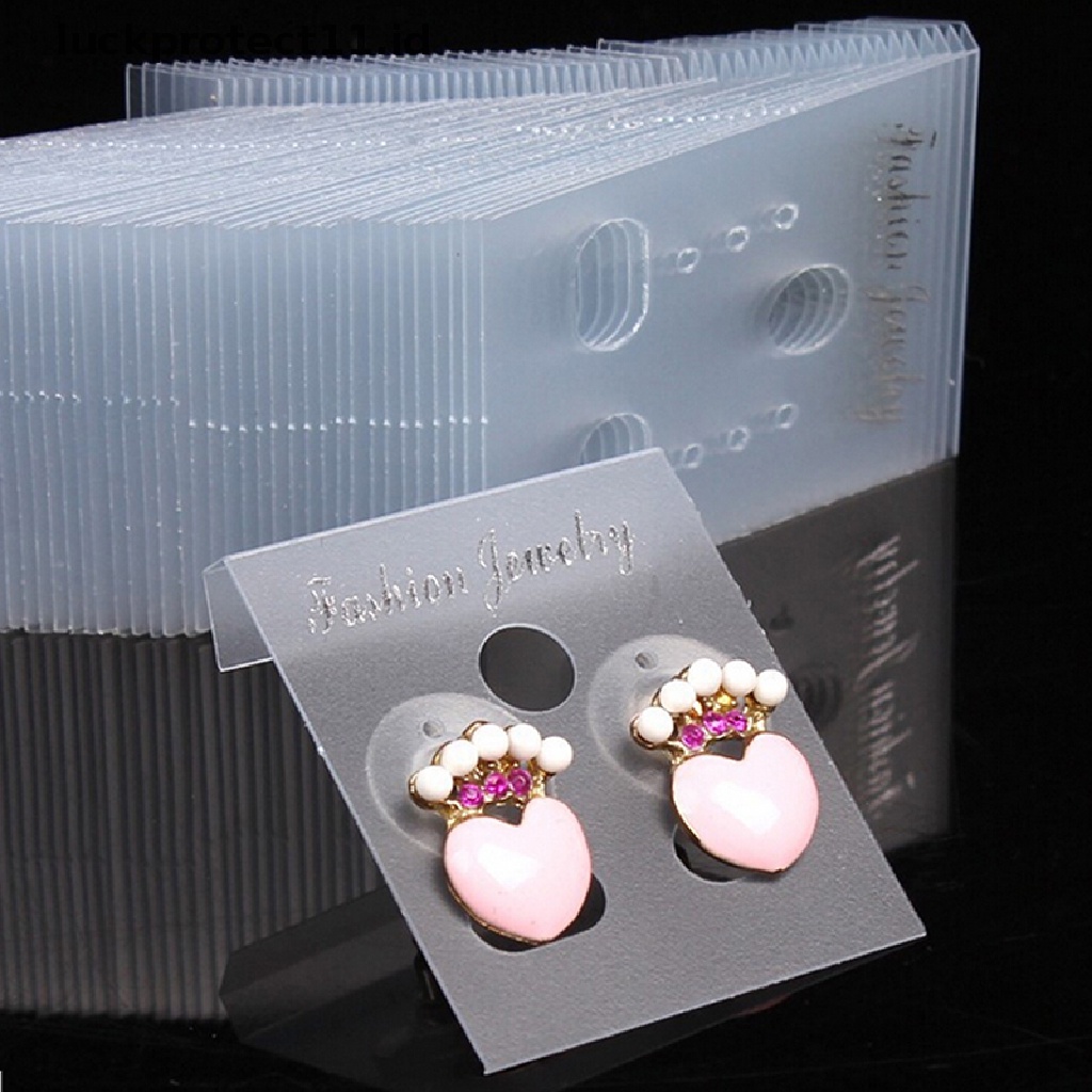 /Fashion Hot// Fashion// 100X Bening Tipe Profesional Plastik Earring Ear Studs Holder Display Gantung Kartu,.