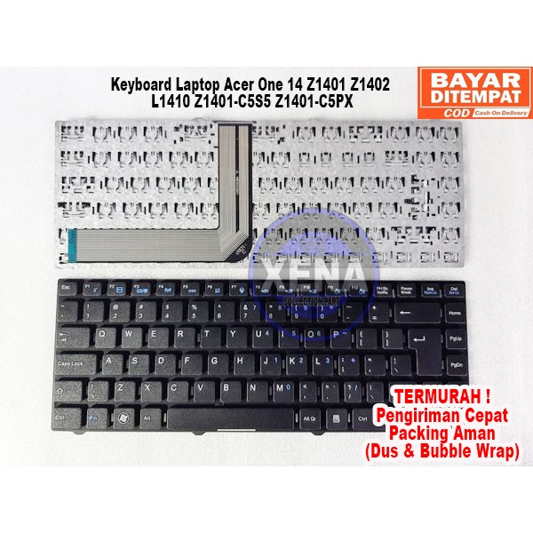 Keyboard Laptop Acer One 14 Z1401 Z1402 L1410 Z1401-C5S5 Z1401-C5PX / Keyboard Acer One 14 Z1401 Z1402 Black / Keyboard Acer One 14 Z1401 Z1402