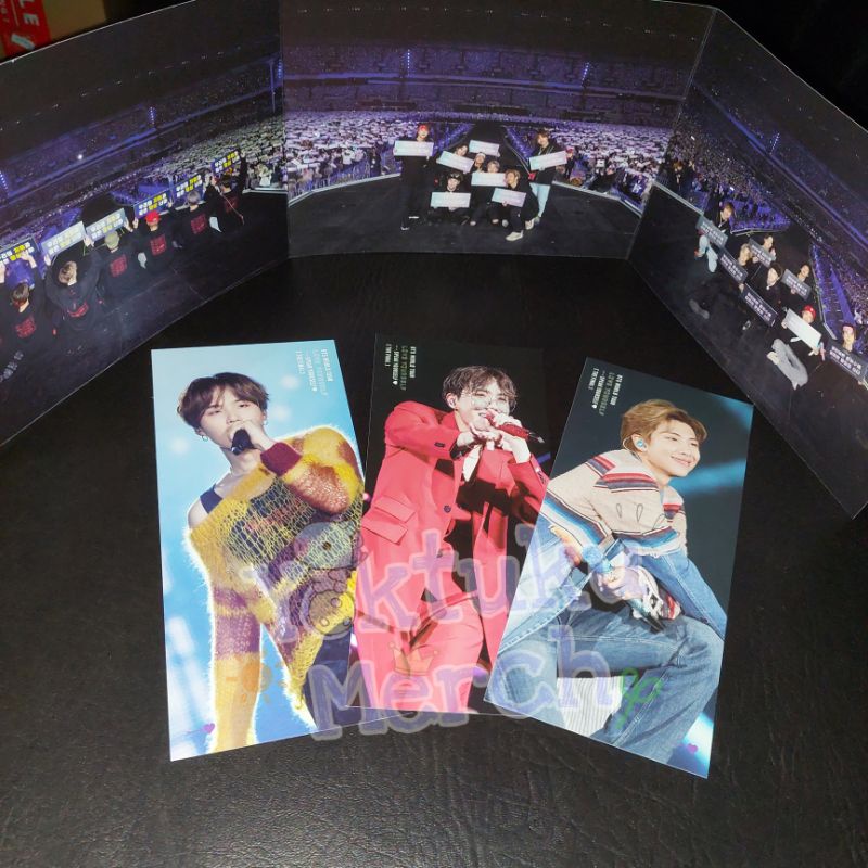 Ready Stock Bookmark Suga Jhope Namjoon Poster Speak Yourself final (sys postcard rm yoongi)