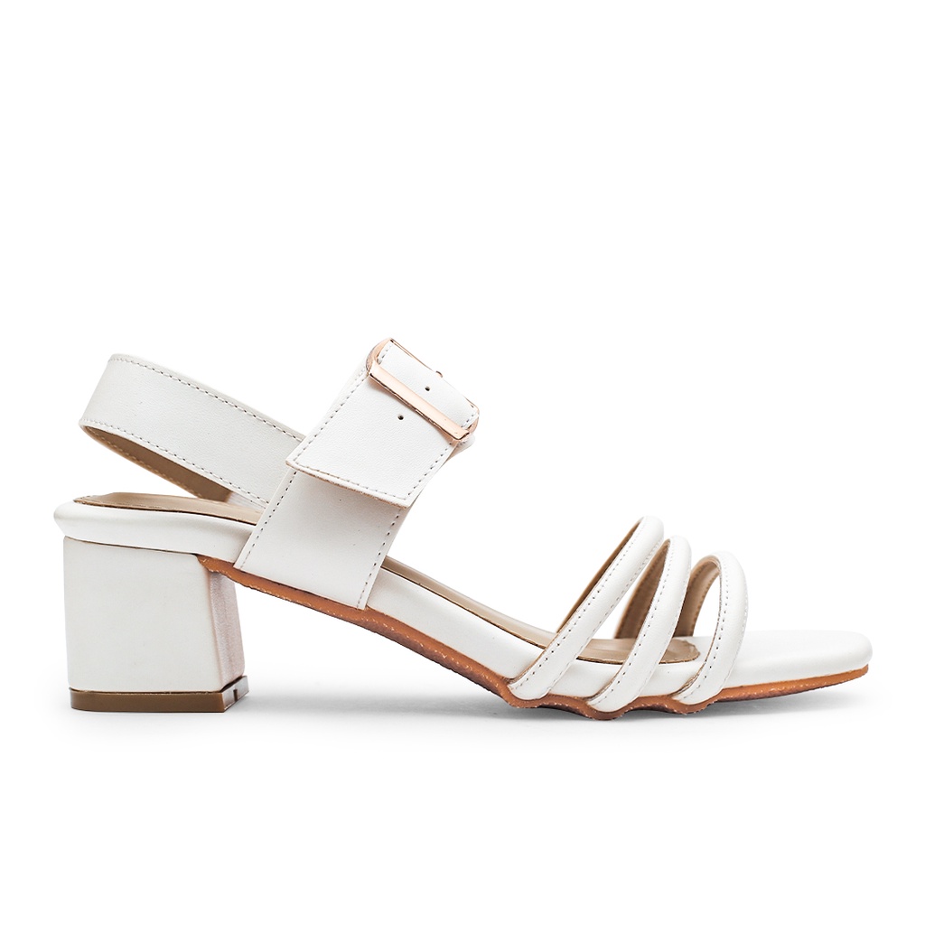 Khakikakiku Rupa Heels White