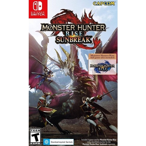 (DLC) Monster Hunter Rise : Sunbreak Nintendo Switch Digital Primary