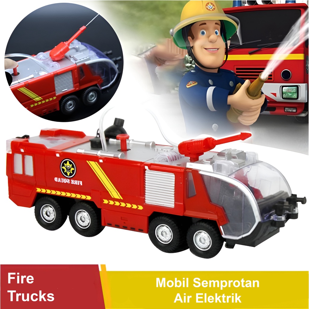 Mobil Pemadam Kebakaran Mainan Besar Mobil Mobilan | Truk Pemadam Kebakaran | Kado Ulang Tahun Mainan Anak Laki laki