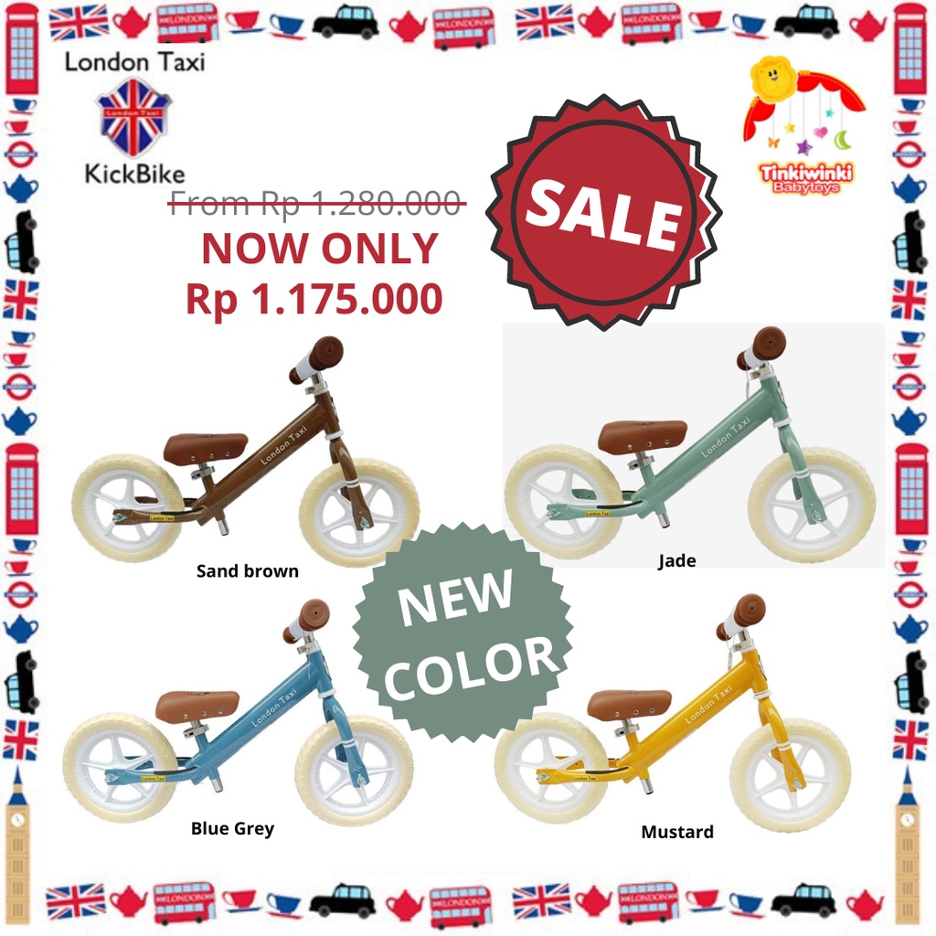 READYYYY NOWWW!!! Sepeda anak London Taxi Kickbike kick bike