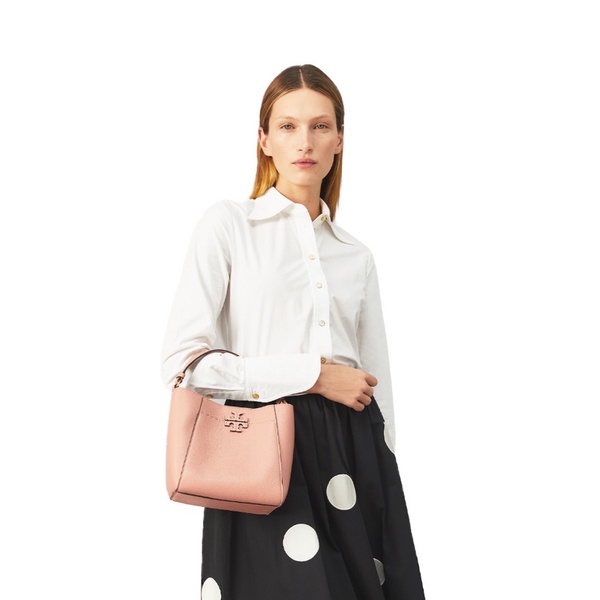 Tory Burch McGraw Small Bucket Bag Meadowsweet TB 74956