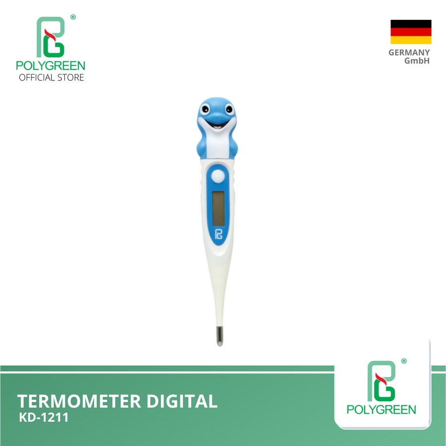 POLYGREEN THERMOMETER DIGITAL KIDDY KD-1211 TERMOMETER MEDICAL ONLINE MEDICALONLINE