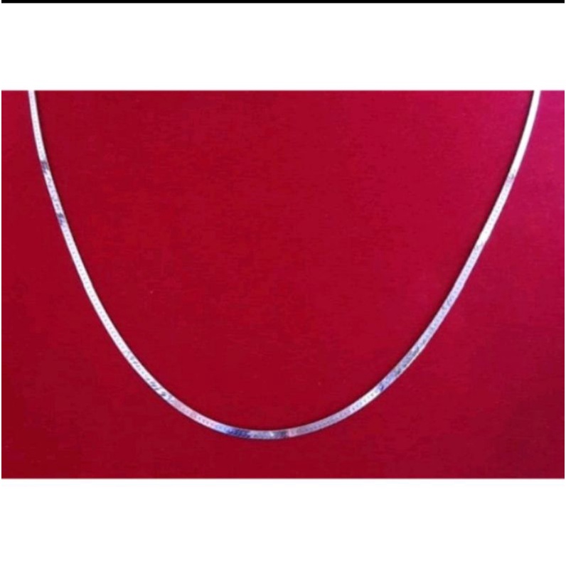 kalung murah model Gepeng dan Pipih untuk pria dan wanita