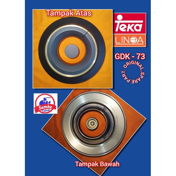 BURNER KOMPOR TANAM LINEA / TEKA GDK 73
