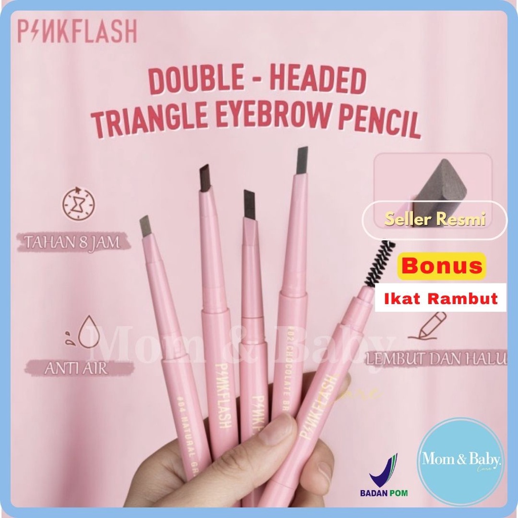 PINKFLASH Waterproof Auto Eyebrow Pencil | Pensil Alis | Eye Brow | Automatic | Pinkflash PF-E09 n