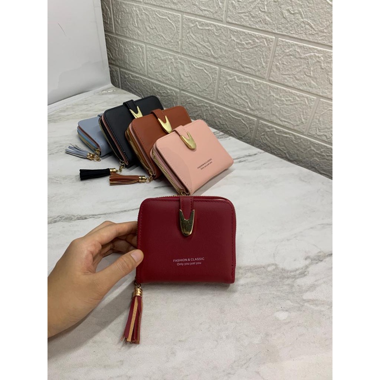 JX 673 Dompet Import Murah Kualitas Premium -  Dompet Lipat Wanita Terbaru