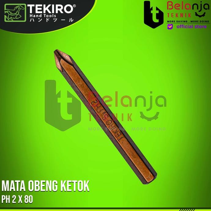 Tekiro Mata Obeng Ketok Plus PH 2 x 80 PH2X80 S 2 S2 JAPAN belanjate77 Murah