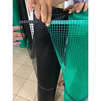 Kawat Jaring Bahan Plastik 100% HDPE Murni - Hijau
