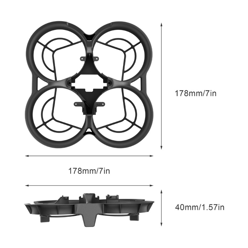 Zzz Drones Props Blade Protect-Rings Cover Untuk Avata Quick Release Propeller Guard