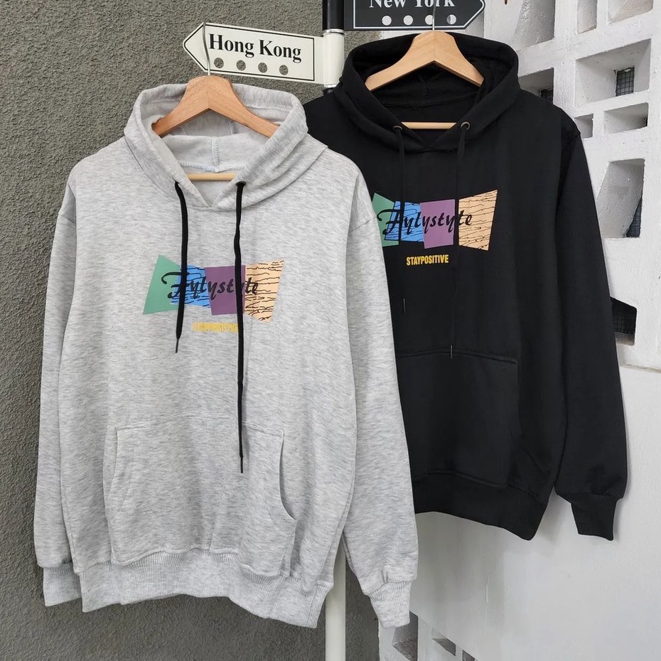 Hoodie Fly Style Sweater Motif Fly Style Bahan Fleece Casual
