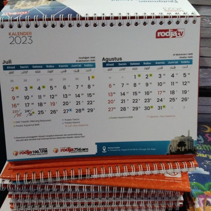 

✨NEW✨ - Kalender Meja Ar Risalah - Kalender Hijriyah 1444 H 2022-2023 Masehi