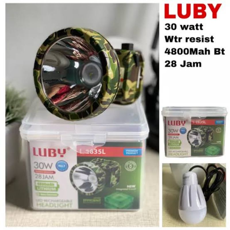 Senter Kepala Luby 30w 30watt L2835L L 2835L