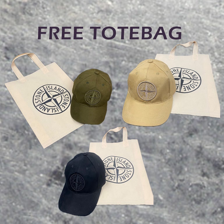 BEST SELLER TOPI STONE ISLAND FULL TAG FREE TOTEBAG