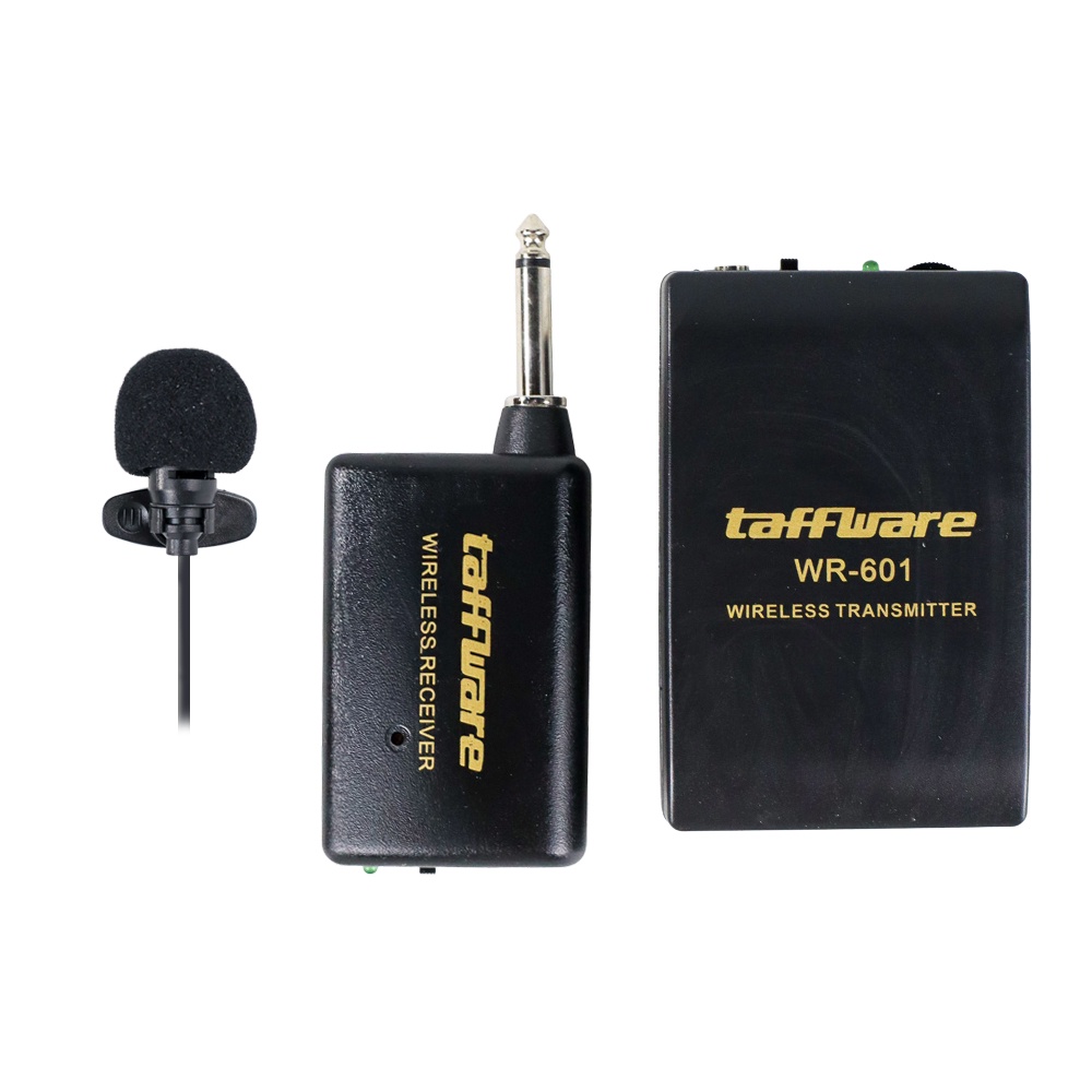 Mikrofon Mic Taffware Wireless FM Transmitter &amp; Receiver Professional Microphone - WR-601