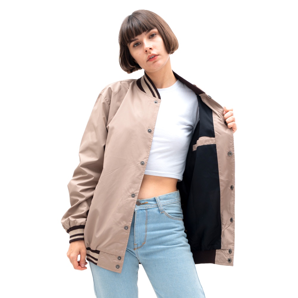 JACK GILMER Varsity Jaket Ammos Cream