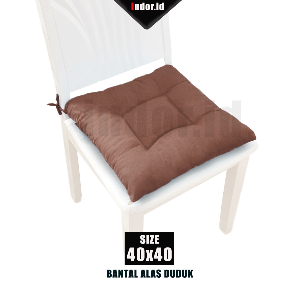 indor.id Bantal ALAS DUDUK KURSI size 40x40 - Bantal Duduk Empuk - Bantal Lesehan Murah - Bantal Duduk Serbaguna