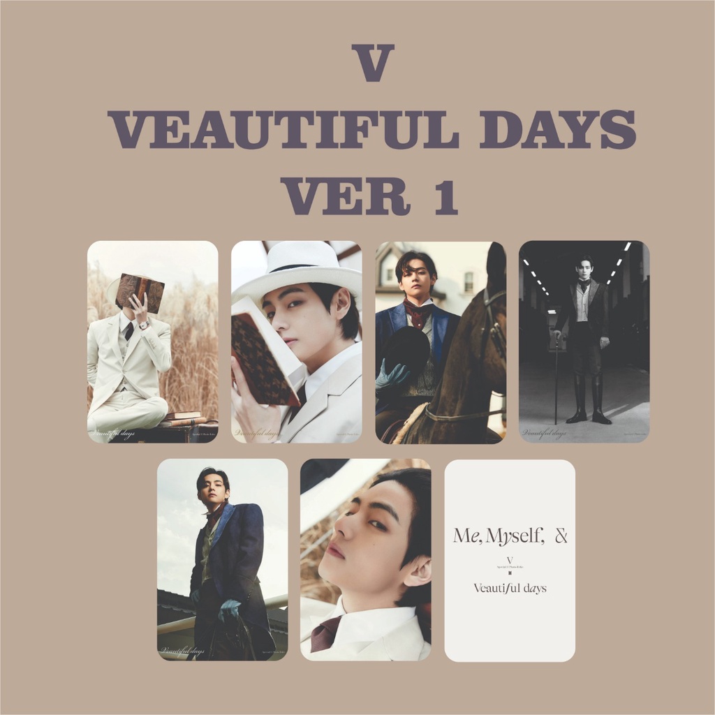 PHOTOCARD TAEHYUNG SPECIAL 8-Folio VEAUTIFUL DAYS