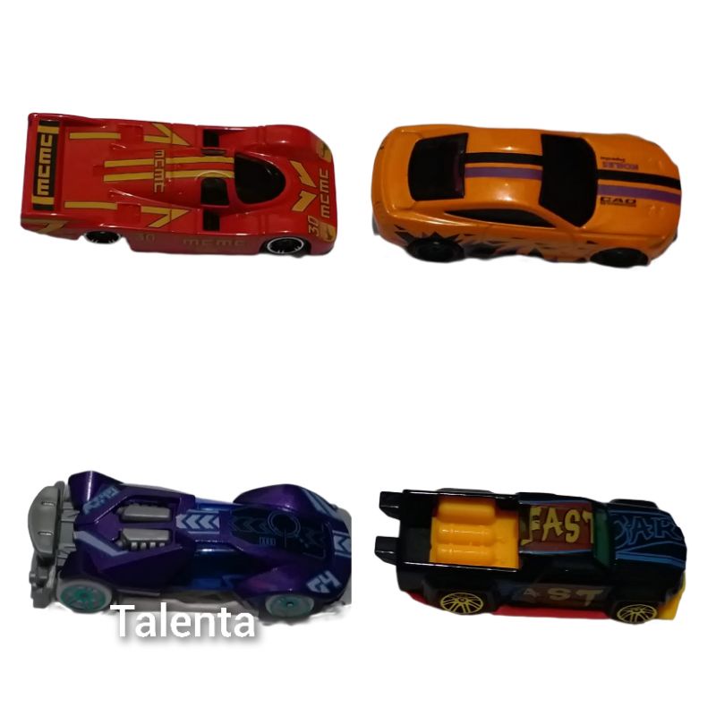 Mainan Anak Mobil Die Cast Set 4 Pcs