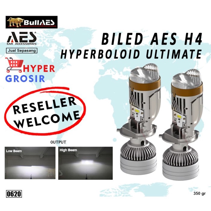 Biled Aes H4 Hyperboloid Ultimate H4 Hi Loo Beam Laser #Original