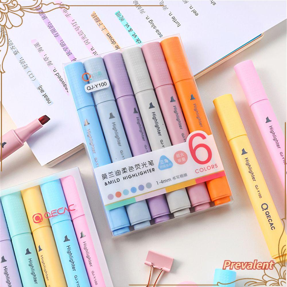 Preva Batang Segitiga Stabilo Perlengkapan Kantor Tanda Kunci Lukisan Garis Grafiti Kepala Miring