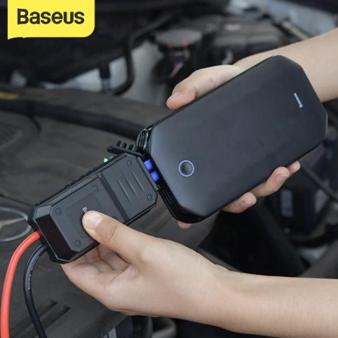 BASEUS JUMP STARTER POWERBANK 8000mAh JUMPER AKI MOBIL PORTABLE