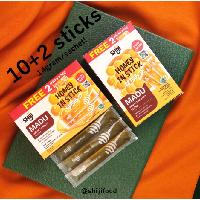 SHIJI Madu Asli Murni Halal Kemasan Sachet Praktis ~ Vitamin Sehat