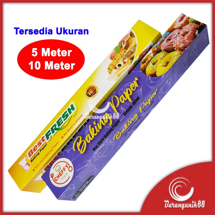 Baking Paper / Kertas Roti merk Best FRESH ukuran 30 Cm x 10 meter &amp; 5 meter