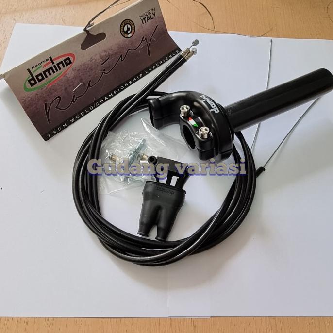 BIG SALE (BISA COD) Gas spontan domino 2 kabel italy tracker CRF 150 KLX TERLARIS TERPERCAYA ORIGINA