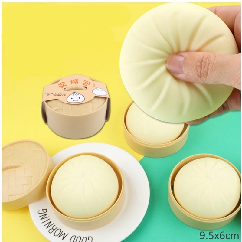 DIMSUM PAO SQUEEZE TOY fidget Mainan Anak Bapau Squishy Dimsum Lucu Squeeze Bapao Bakpao Anti Stress