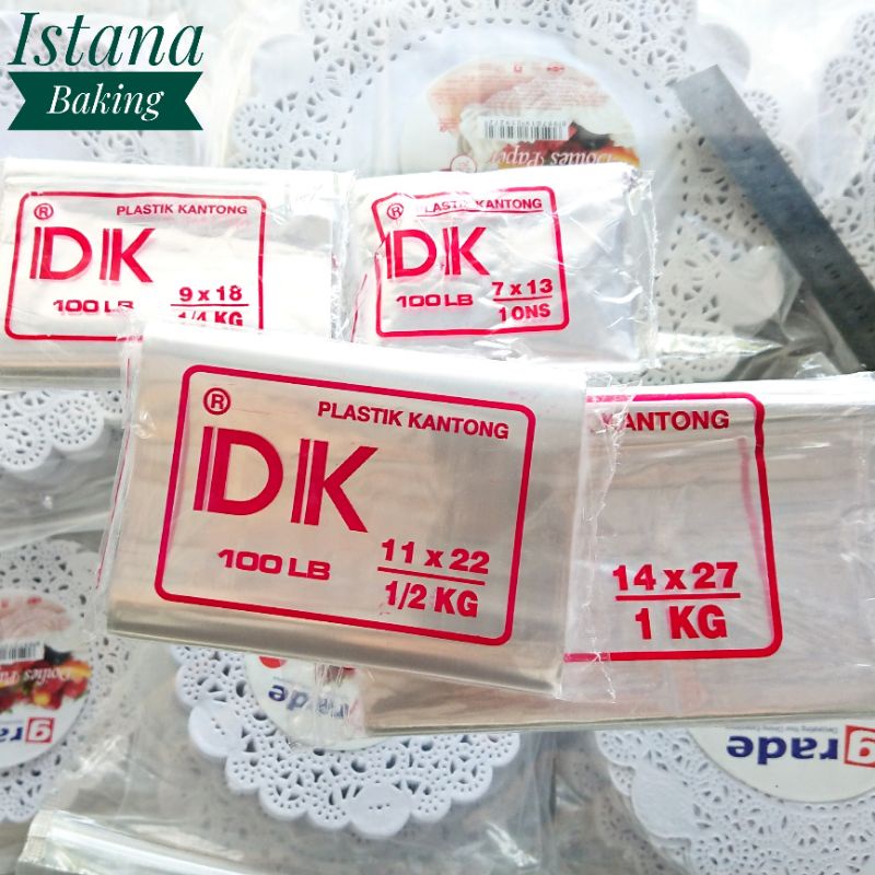 Istana Baking Aneka Size Plastik Kantong IDIK Harga Murah Terlaris