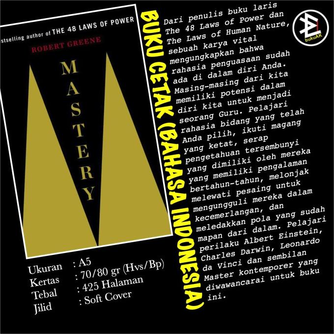 

Mastery - Robert Greene (Buku Cetak)