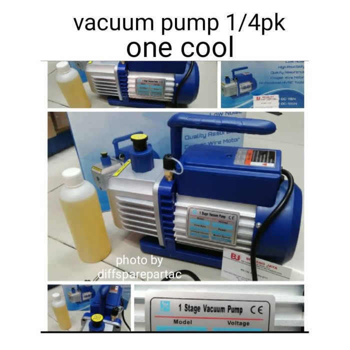 Vacuum Vacum Pump 1/4Pk One Cool