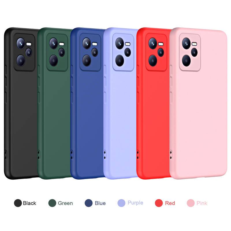 Case Silikon Cair Untuk OPPO A96 A76 A75 A54 A74 A95 A16 A55 A15 A15s 4G 5G Square Shockproof Phone Soft Back Cover