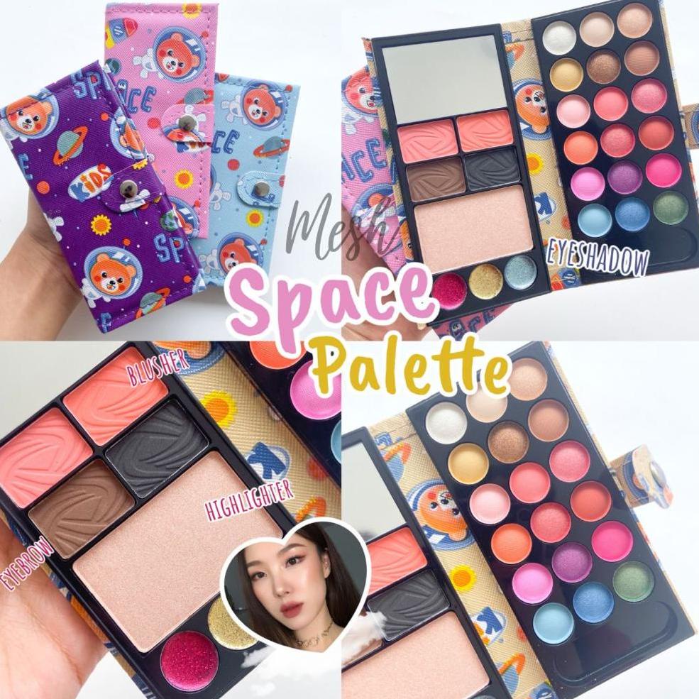 [KODE 9605] DOMCIL LIPS - Anylady Make Up Dompet Palette Buku Eyeshadow Eye Shadow 8814H Series