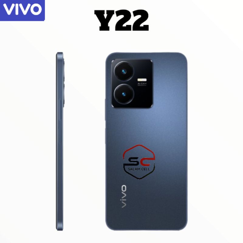 Vivo Y22 Ram 6+6/128GB Camera 50MP Helio G85 Gaming Procecor Garansi Resmi