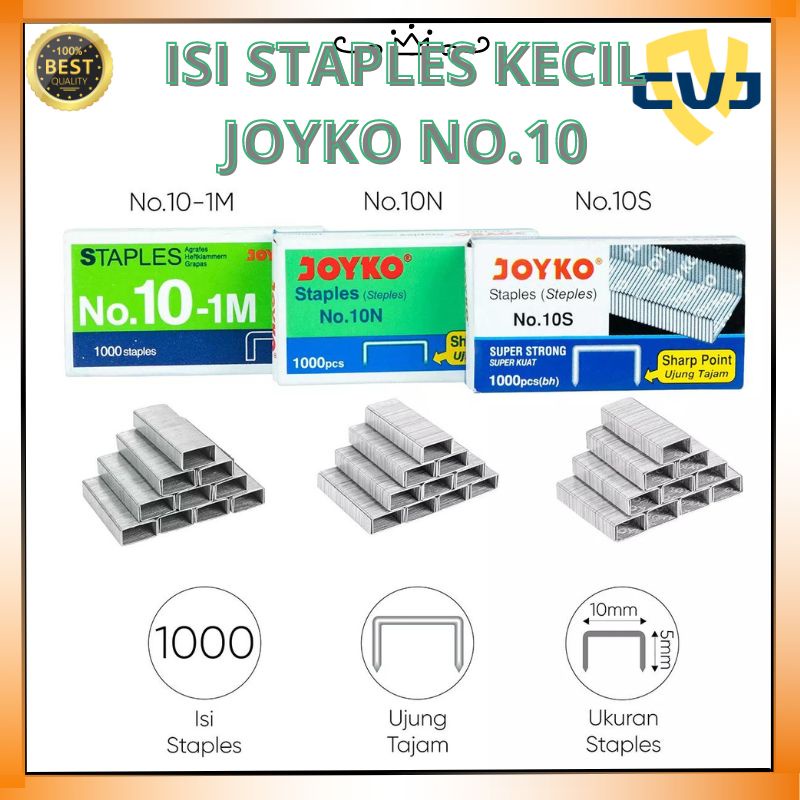 

Isi Staples Kecil Joyko No.10 / Isi Staples Joyko Kotak Kecil CVJ