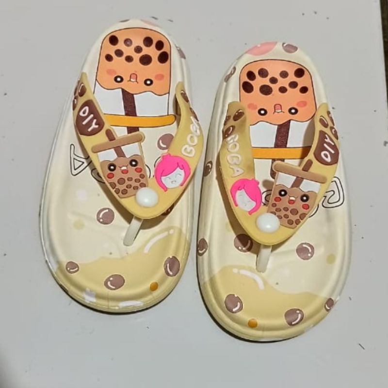 Sandal Anak Perempuan Boba Sandal Jepit Anak Perempuan Import Motif Boba