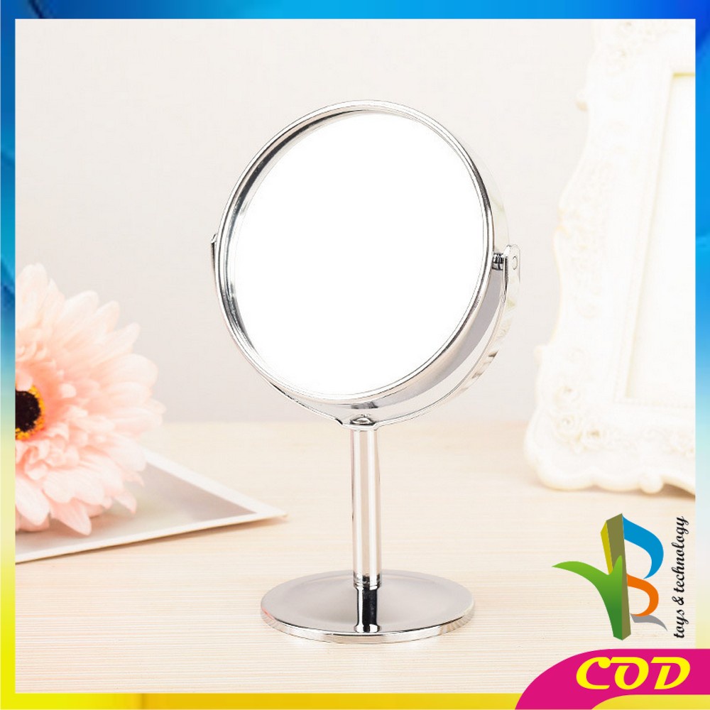 RB-K87 Kaca Cermin Makeup Meja Standing Mirror Cermin 2 Sisi Kaca Rias Make Up Putar / Cermin Meja / Kaca Make up