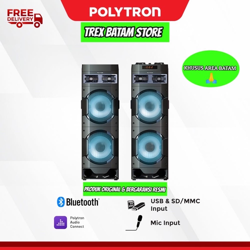 POLYTRON PAS 10DF22 SPEAKER AKTIF (BATAM)