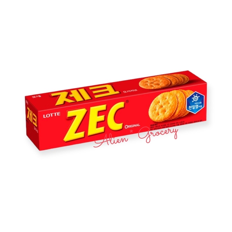 

LOTTE ZEC Original Biscuit Biskuit Korea Asin 100gr