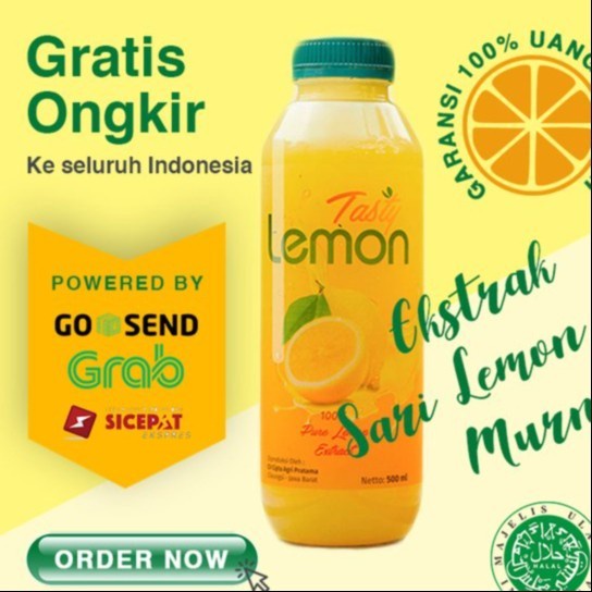 

Sari Lemon Asli Tasty Lemon Pure California murni pure lemon extract