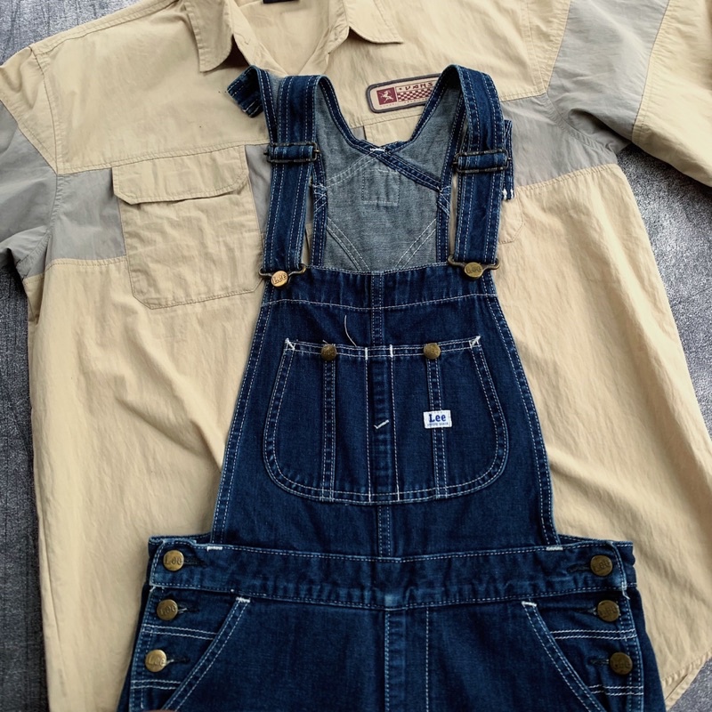 VINTAGE LEE SANFORIZED OVERALL JEANS