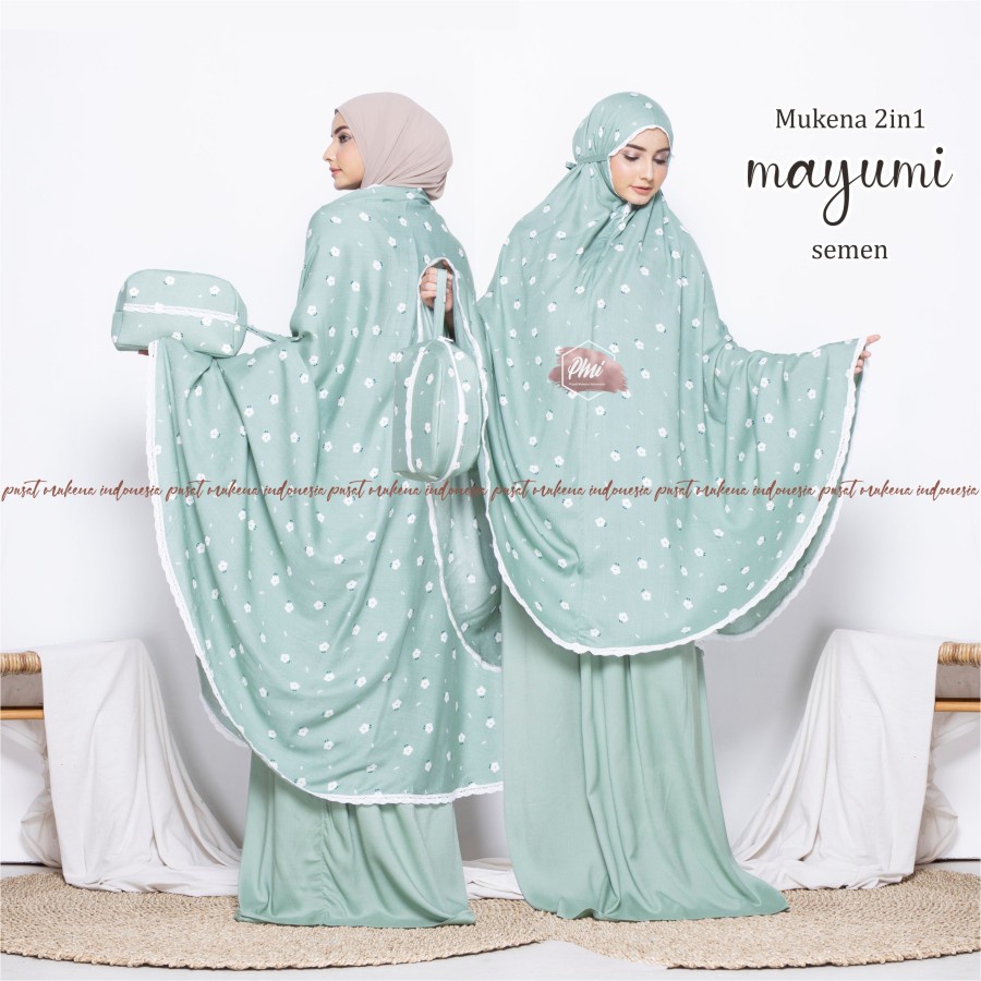 Mukena rayon wanita premium katun 2 IN 1 travel U9L8 Murah dewasa remaja terusan katun jepang bahan 