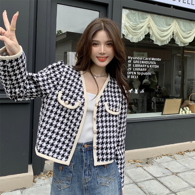 Jaket Wanita Terbaru Lengan Panjang Retro Jacket Korean Style Baju Wanita