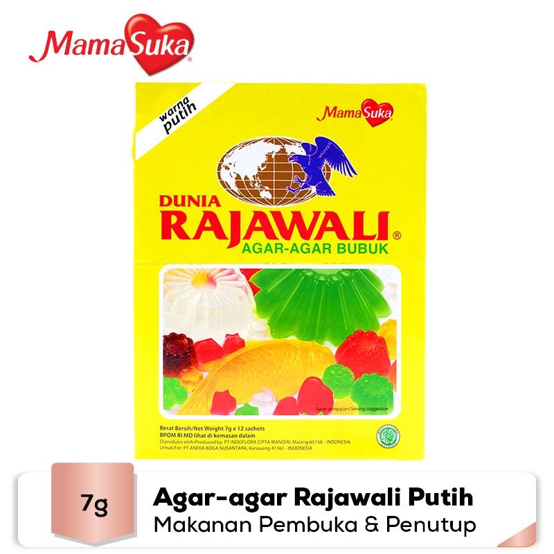 

Agar-agar Dunia Rajawali MamaSuka (Plain 1pcs)