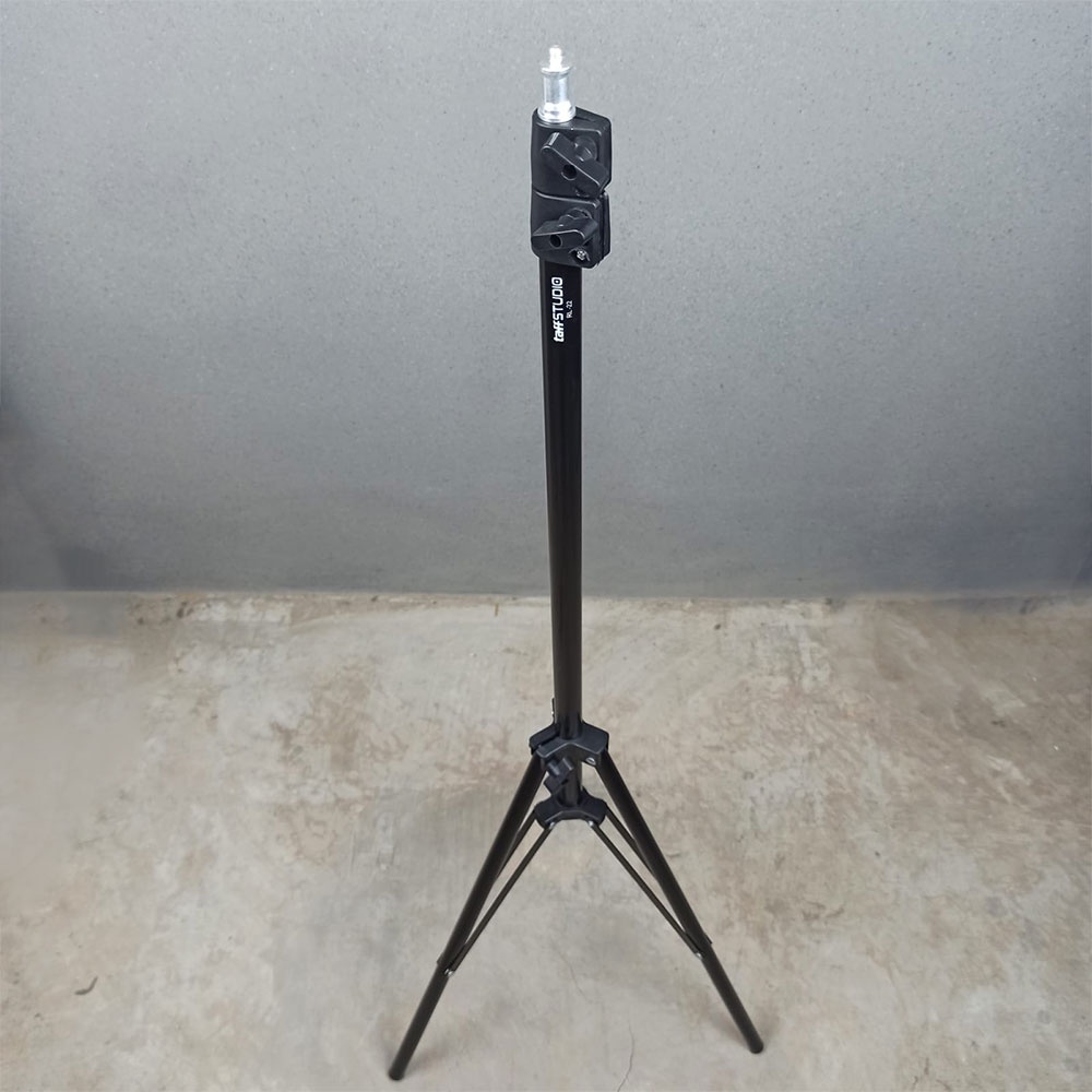 TaffSTUDIO Lampu Halo Ring Light Kamera 120 LED 24W 26cm with Smartphone Holder - RL-22 - Black - 7RCS1TBK
