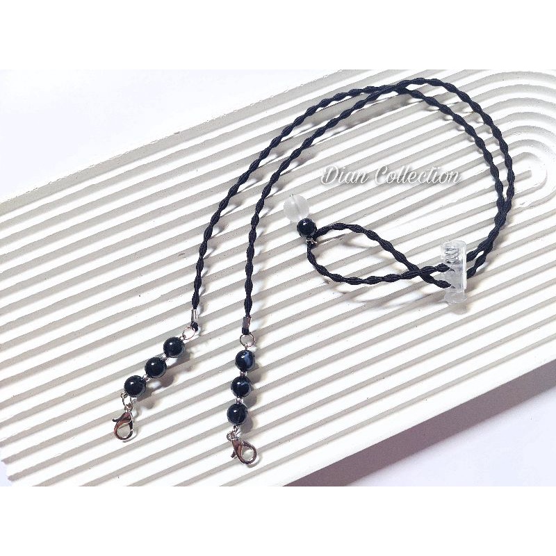 STRAP MASKER 2IN1/STRAP MASKER CURLY/STRAP MASKER/TALI MASKER/TALI MASKER MUTIARA/KALUNG MASKER MUTI